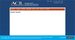 Desktop Screenshot of careercenter.acil.org